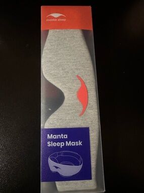 Gray Contoured Sleep Mask – Lightweight Blackout Comfort